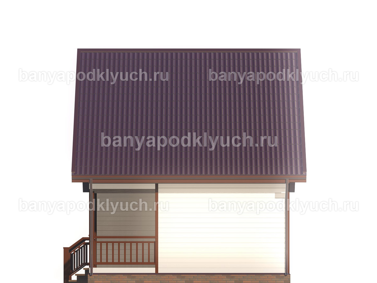 Каркасная баня 8x6 м Каркасная баня 8x6 м